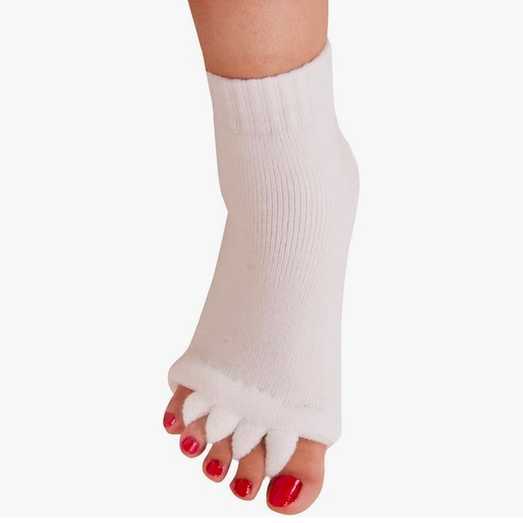 Nachvorn Five Toe Separator Socks Alignment Pain Health Massage Socks 3-pair - Picture 4 of 10